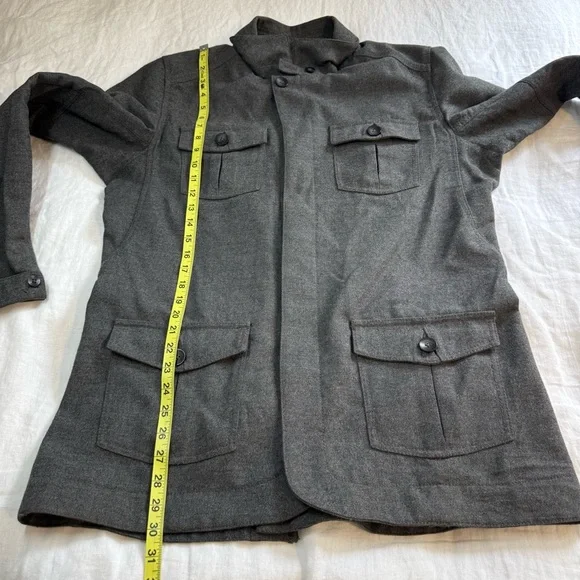 Nau Wool Charcoal Grey Lightweight Jacket